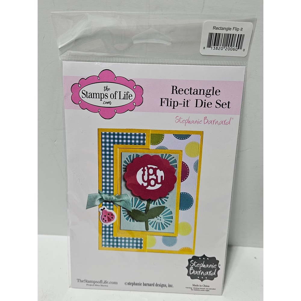 The Stamps of Life Rectangle Flip-it Die Set Stephanie Barnard Metal Cutting Die